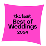 The Knot Best of Weddings 2024 Badge