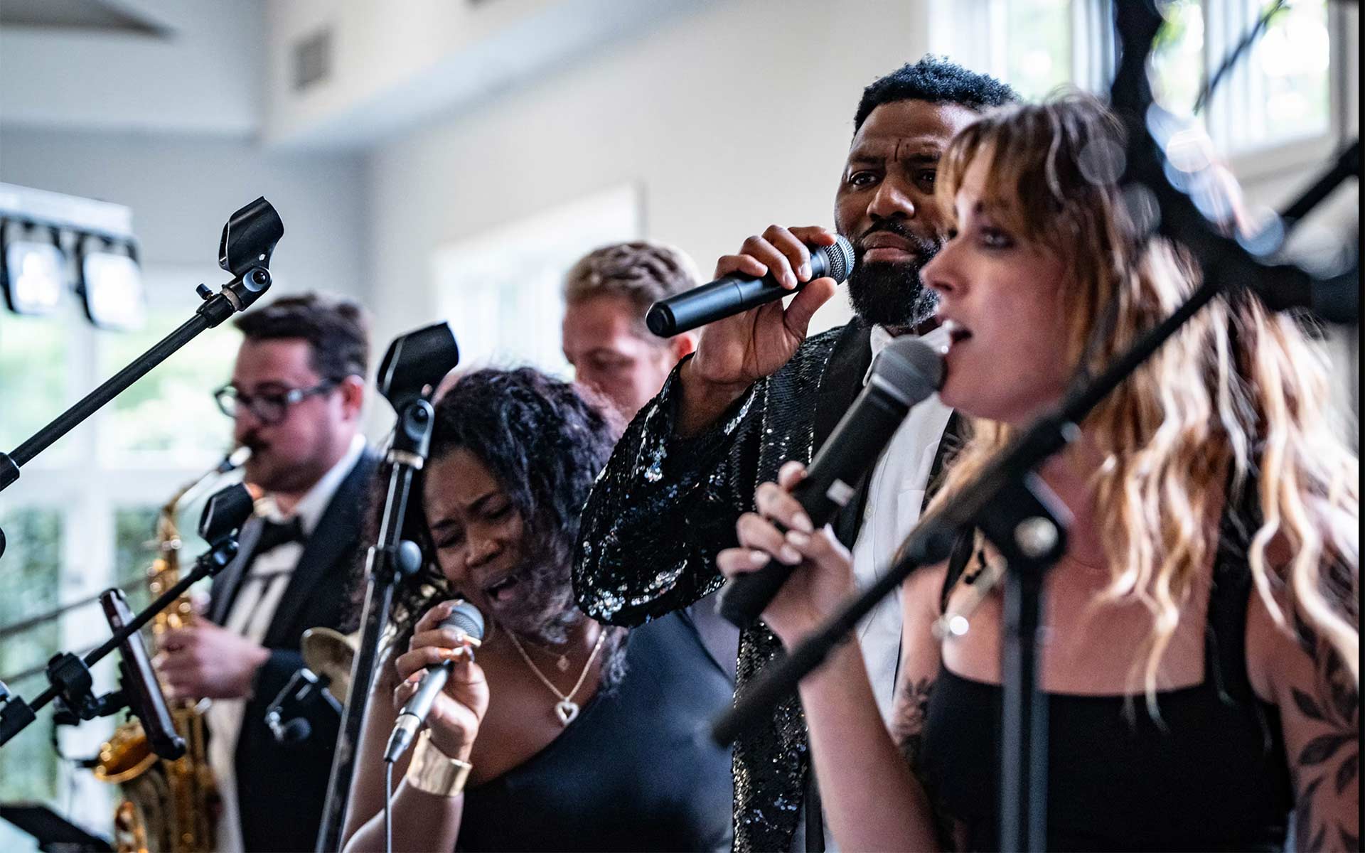 Live Entertainment Band playing for a corporate event