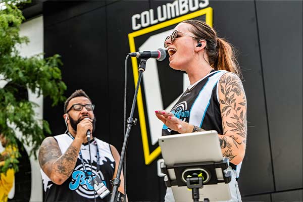Big Badd Band playing for Columbus Crew Event